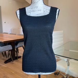 Emporio Armani Black Y2K Knit Tank